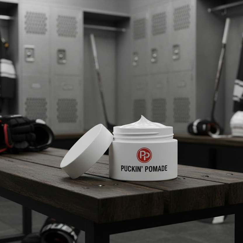 can you make the background a hockey locker room